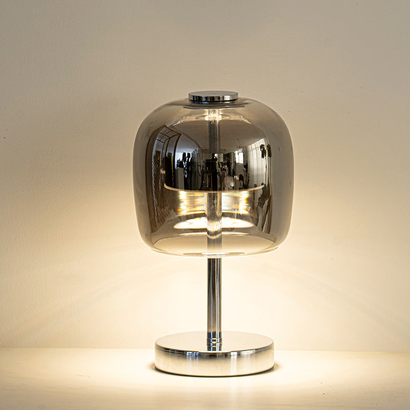 Decorative Table Lamp Glass Lamps Nordic Simple Bedside Personality Bar Ambience Light