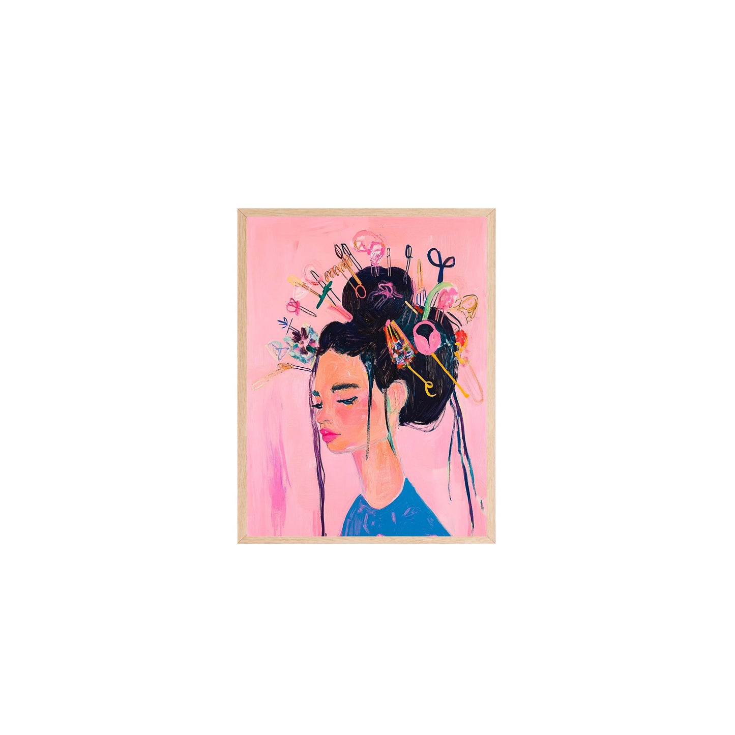 Decorative Canvas Painting Core Framed