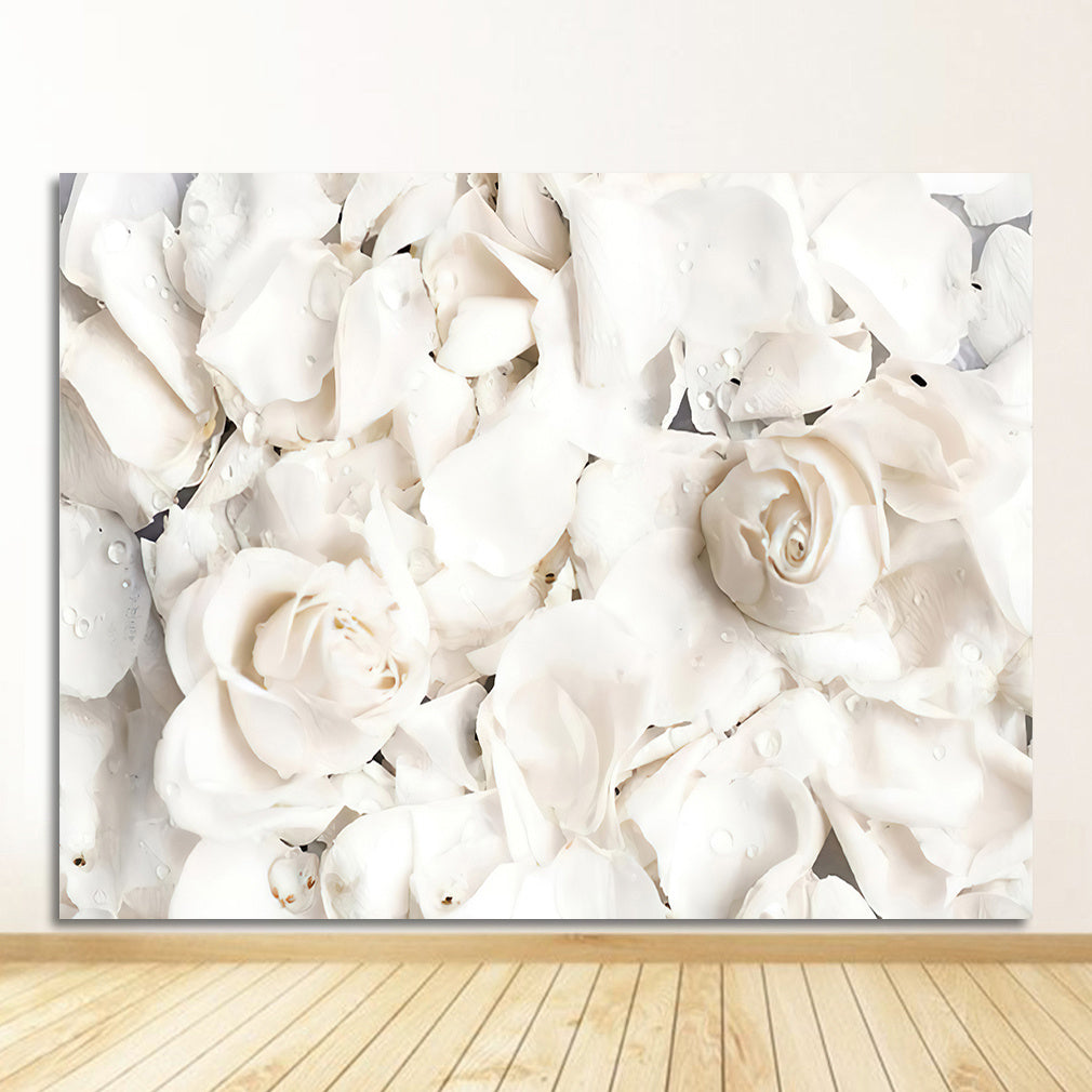 Peony Rose White Flowers Garden Nordic Posters And Prints Wall Pictures