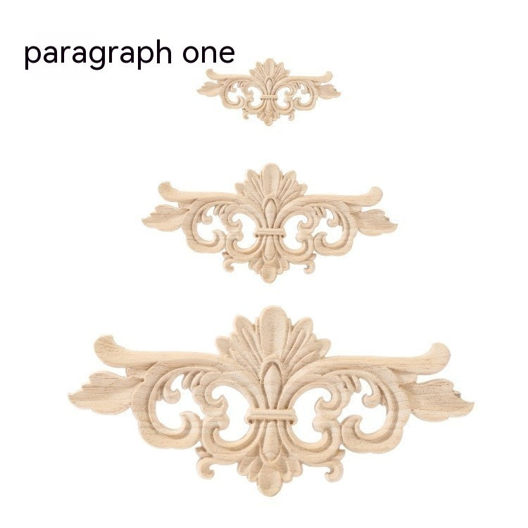 Dongyang Wood Carving European Decals Decorative Accessories