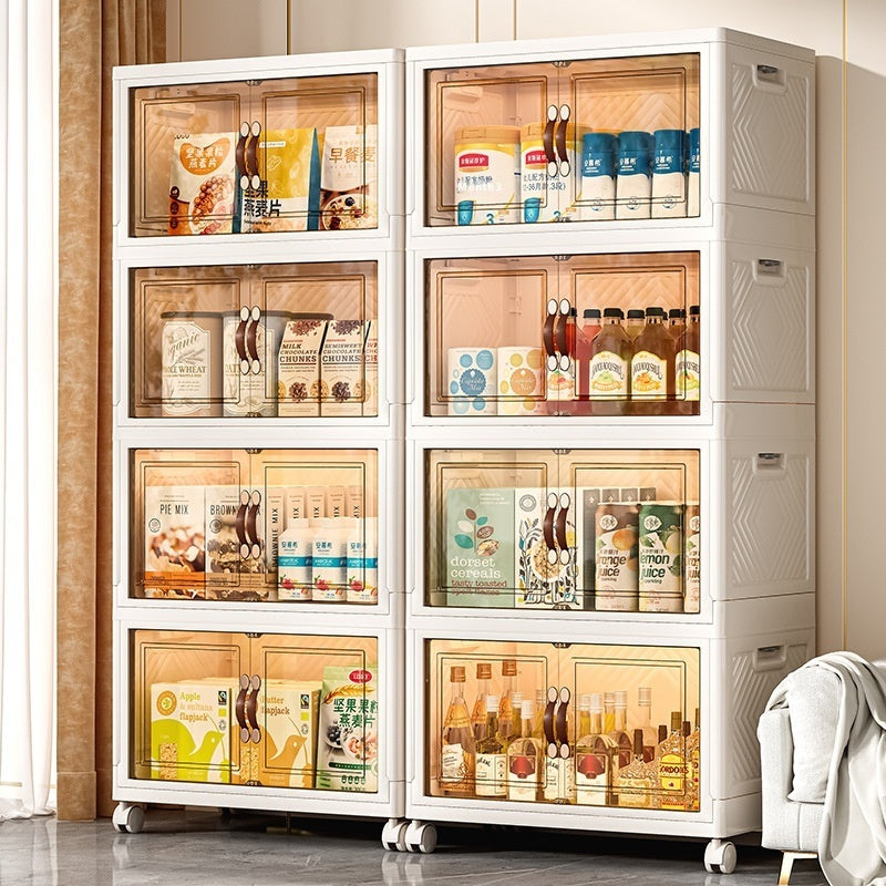Storage Box Household Installation-free Storage Cabinet Foldable Plastic Locker